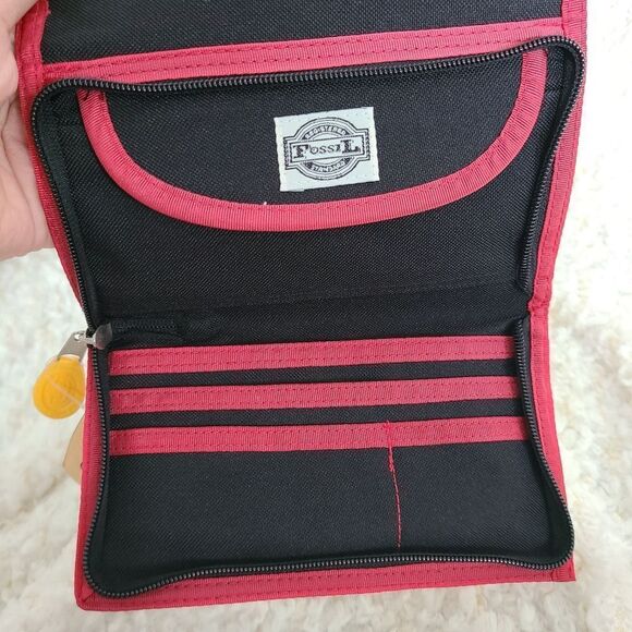 Fossil Vintage Canvas Belt bag Wallet‎ New with tags - Picture 10 of 10